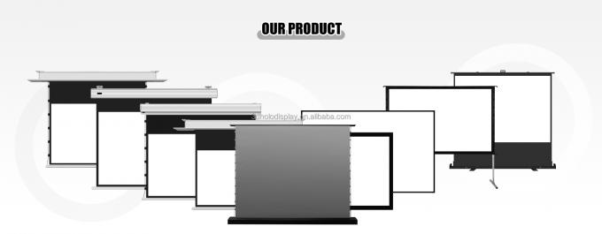 150 اینچ ALR T Prism UST پروژکتور صفحه نمایش نور محیطی رد پروژکتور پرده 3D / 4K 8K پشتیبانی می شود 5