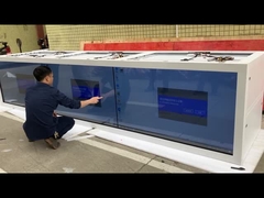 نمایشگر 65 اینچی هولوگرام سه بعدی هولوگرام هرمی شفاف ویترین هولوباکس ویدیویی