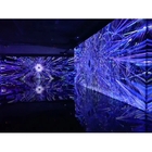 Special Scrim Gray Holo Gauze 3D Holographic Projection Screen For Exhibation