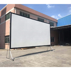 Aluminum Alloy Fast Fold Projector Screen Easily Portable for Business / Home