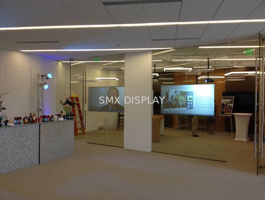 کیفیت Holographic Projection Foil Transparent Rear Projection Screen Film کارخانه