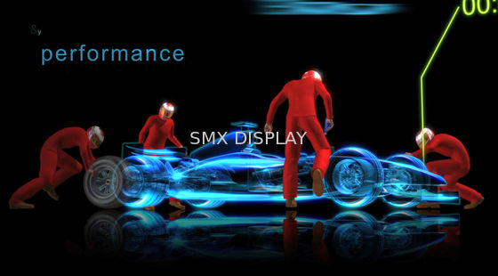 کیفیت Pepper Ghost Projection Hologram Foil 3D Transparent Holographic Foil کارخانه