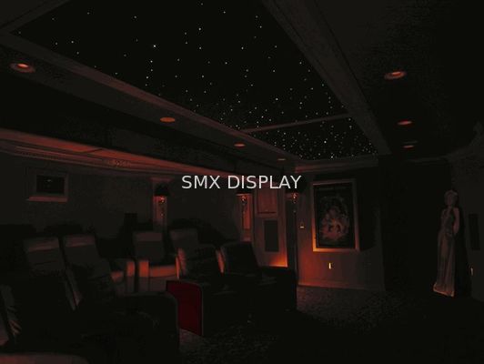 کیفیت کیت نور سقفی فیبر نوری 110 - 220 ولتی آکوستیکال مشکی / آبی دریایی / بدنه UV PMMA کارخانه