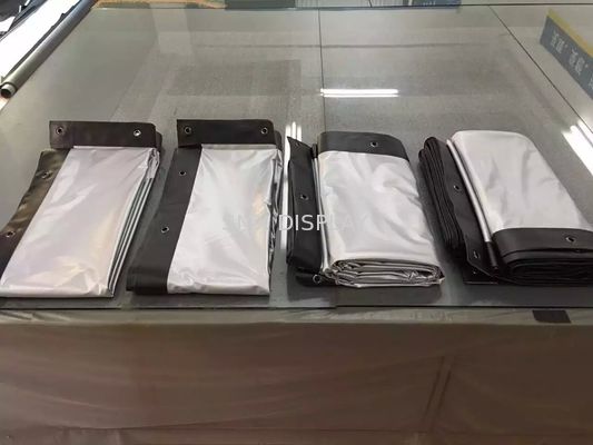 کیفیت White Front Projection Screen with black border , outdoor projector screen کارخانه