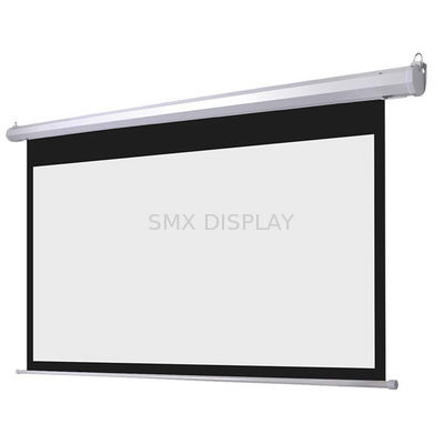 کیفیت Out door Electric Projection Screens Remote Control / presentation screen Roll Up کارخانه
