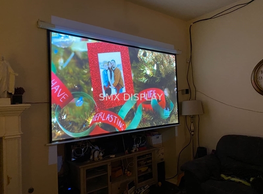 صفحه نمایش برقی HD با کنترل از راه دور برای سینمای خانگی