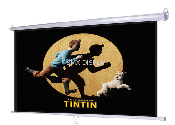 کیفیت 16:9 صفحه نمایش دستی پروژکتور 60 اینچی برای کلاس درس مدرسه اداری کارخانه