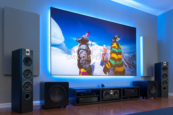 کیفیت صفحه نمایش 16/9 Zero Edge ثابت قاب صفحه نمایش پروجکشن ضد نور برای سینمای خانگی کارخانه