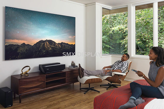 کیفیت صفحه نمایش پروجکشن ثابت لبه باریک، صفحه نمایش پروژکتور سینمای خانگی کارخانه