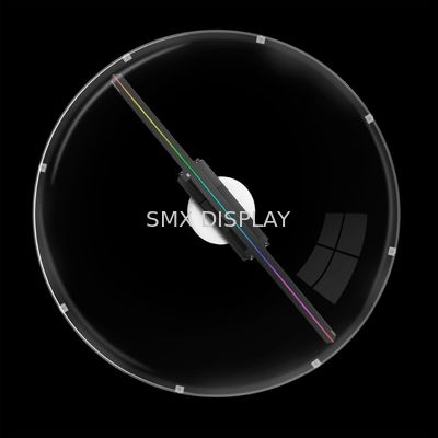 کیفیت رزولوشن تبلیغاتی Hypervsn Hologram Player 65cm 3D LED فن 512 x 512 کارخانه