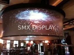 360 درجه بزرگ صفحه نمایش پروژکتور منحنی اندازه های سفارشی با پایه