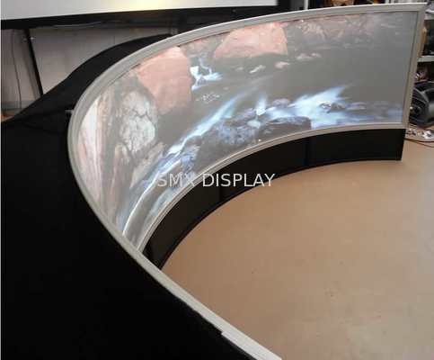 صفحه نمایش پروژکتور منحنی سینما گنبدی، صفحه نمایش پروژکتور دایره ای بافته شده 4K