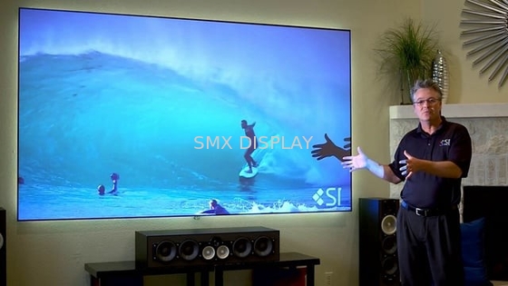 صفحه نمایش پروژکتور ثابت 120 اینچ، صفحه نمایش پروژکتور قاب ثابت برای نمایشگاه های کسب و کار