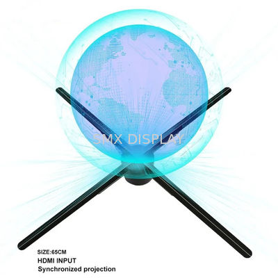 کیفیت فن هولوگرام اچ دی ام ای 65 سانتی متر فن هولوگرام 3d نمایشگاه Hdmi- همگام سازی با کامپیوتر پروژکتور هولوگرافی 3d تعاملی کارخانه