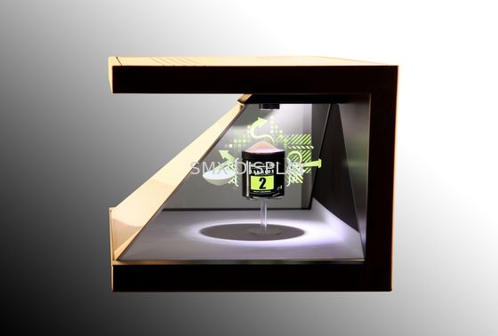 کیفیت 3D Hologram Showcase 3-side View Holo Display Hologram Pyramid for Exhibition Advertising کارخانه