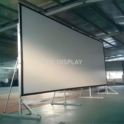 کیفیت Large Fast Fold Projector Screen - Portable Front/Rear Projection for Events & Presentations کارخانه