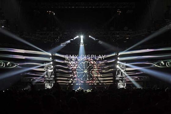 کیفیت صفحه نمایش پروجکشن عقب سیستم پروژکتور هولوگرام 9.5x50m Holotronica Holo Gauze کارخانه