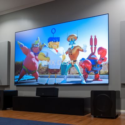 کیفیت زاویه لبه پروژکتور قاب ثابت صفحه نمایش نور محیطی سیاه الماس 170 درجه زاویه دید کارخانه