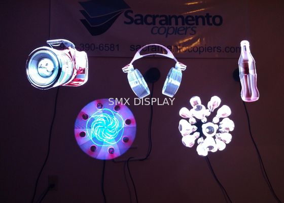 کیفیت نمایشگر هولوگرافی 3D شناور 110 - 240V نمایشگر هولوگرام 3D داخلی کارخانه