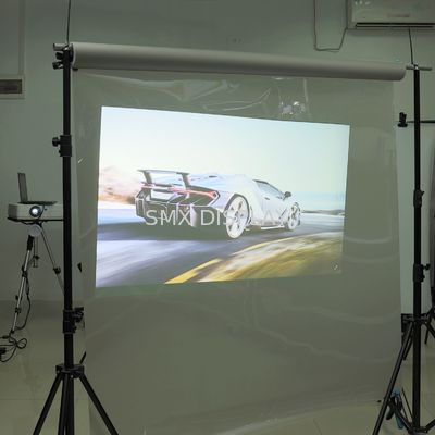 کیفیت Gray Rear Projection Film / 3D Holo Display With Self Adhesive Layer 100 Thickness کارخانه