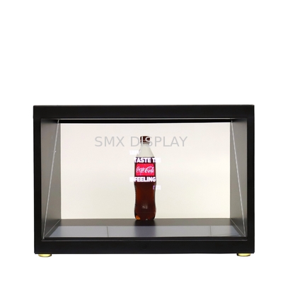 صفحه نمایش هولوگرافی ۳D 180 درجه هولو کیوب با وضوح کامل HD و نور قابل تنظیم LED