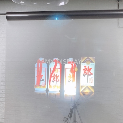 1.52 x 30 Meter Clear Transparent Holographic Projection Film with Self-adhesive