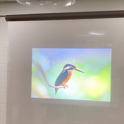 کیفیت فویل پروجکشن عقب چسبنده تیره خاکستری، فیلم پیشروی جبهه برای نمایشگاههای تجاری کارخانه