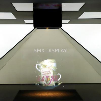 کیفیت Big Size 4 Sides 360 Degree Holographic Display Case Hologram Showcase Holo Box کارخانه
