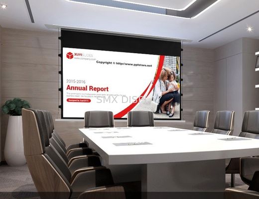 کیفیت در صفحه نمایش پروجکشن کششی آلومینیوم 100 اینچ کارخانه