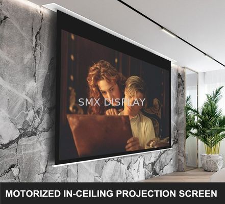 کیفیت صفحه نمایش موتوری Aluminium Recessed Tab Tensioned Motor کارخانه