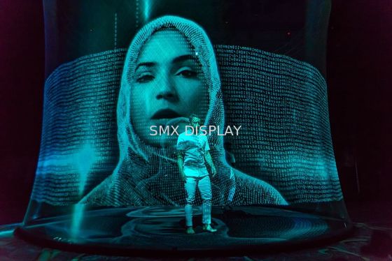 کیفیت صفحه نمایش مش سه بعدی هولوگرافی شفاف Pepperscrim کارخانه