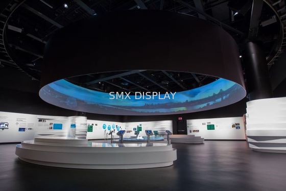 کیفیت صفحه نمایش پروجکشن شبیه ساز پرواز 180 درجه RoHS مات کارخانه