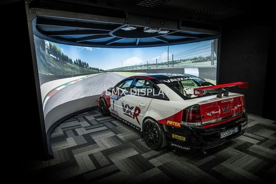 کیفیت صفحه نمایش شبیه سازی منحنی 360 درجه پرواز ایستاده کف کارخانه