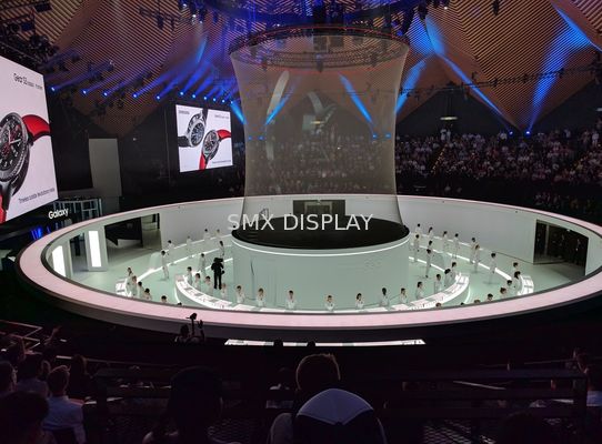 کیفیت صفحه مشبک هولوگرافیک خاکستری ضد آب از طریق 9x30 متر برای رویداد ببینید کارخانه