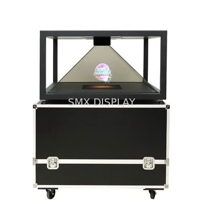 کیفیت پلاگین و بازی ویترین نمایشگر Holograpm 360 درجه قابل حمل 360 درجه که برای نمایش تبلیغات استفاده می شود کارخانه
