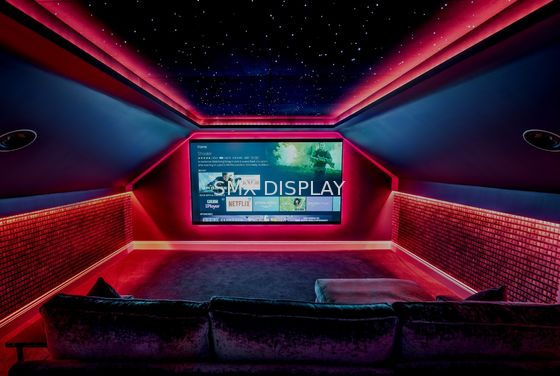 کیفیت ضخامت 9 میلی‌متر پنل‌های سقفی ستاره LED PMMA RGB 12VDC مغناطیسی برای سینما کارخانه