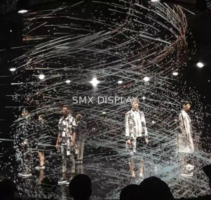 کیفیت صفحه نمایش مش هولوگرافیک پلی آمید نسوز با شفافیت بالا موتوردار کارخانه