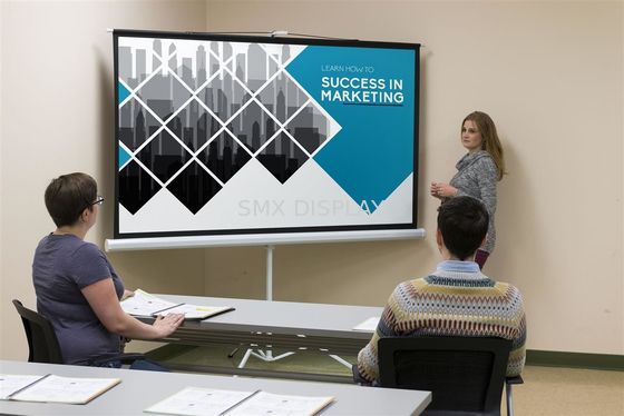 کیفیت سه پایه صفحه نمایش پروجکشن 84x84 اینچی قابل حمل 1.0 Gain کارخانه