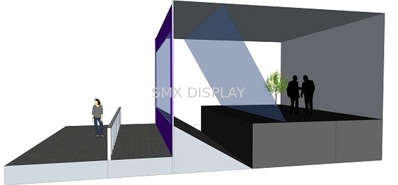 3D Reflection Film هولوگرافی، صفحه نمایش لمسی هولوگرافی برای مرحله