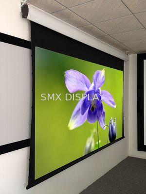 کیفیت صفحه نمایش 100 اینچ مجهز به صفحه نمایش مونتاژ شده، صفحه نمایش موتور سینی صفحه نمایش HD پارچه خاکستری کارخانه