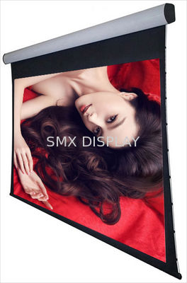 کیفیت صفحه نمایش سقف دیواری 3D چفت و بست صفحه نمایش پروژکتورهای مونتاژ شده 120 "برای سینمای خانگی کارخانه