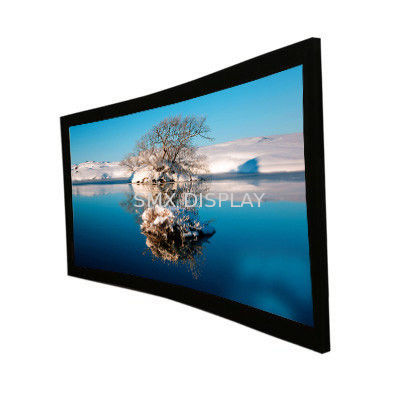 کیفیت صفحه نمایش پروژکتور روی دیوار 120 "، صفحه نمایش پروجکشن منحنی برای سینمای خانگی کارخانه