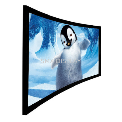 صفحه نمایش پروجکشن عقب منحنی کنتراست بالا، صفحه نمایش پروژکتور ثابت ODM