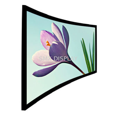 کیفیت 180 "صفحه نمایش پروژکتور انحرافی HD سفید / خاکستری انعطاف پذیر با پارچه Sliver Brilliance برای رویدادها کارخانه