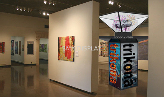 کیفیت 360XXL 3D Holographic Pyramid Display، Dreamoc XXL برای فرودگاهها و تئاترها کارخانه