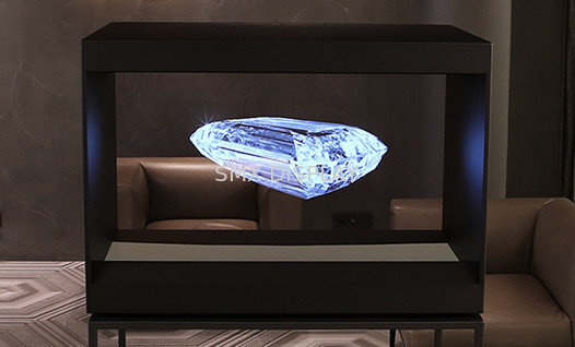 40 "HoloCube نمایش یک نمایشگر تبلیغاتی هولوگرام یک طرفه برای صفحه نمایش استریو