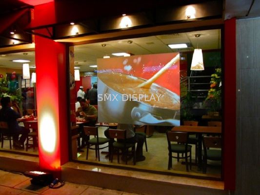 کیفیت SMX Display Rear Projection Film 92% Transmittance 100um Self Adhesive کارخانه
