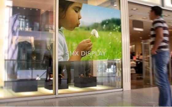 کیفیت Transmittance Advertising Rear Projection Film 100um for Daylight Display کارخانه