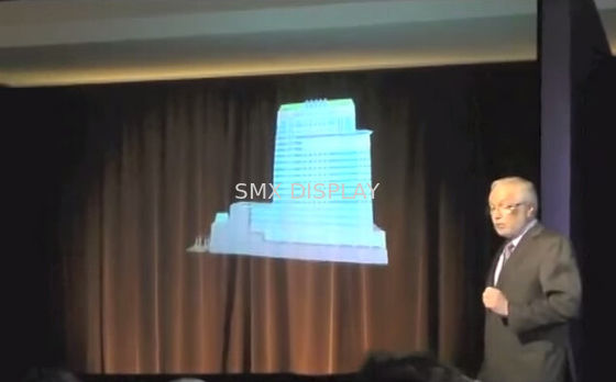 کیفیت Musion Eyeliner 3D Holographic Laser Projection System Display , HD Video Based کارخانه